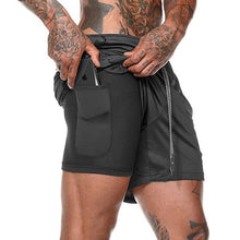 Load image into Gallery viewer, Men 2 in 1 Running Shorts