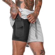 Load image into Gallery viewer, Men 2 in 1 Running Shorts