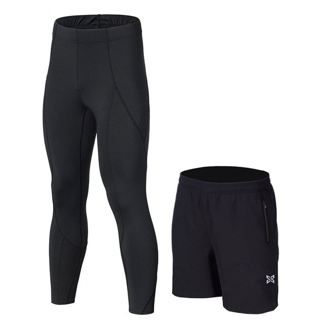 Men Running Tights Shorts Pants