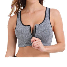 Load image into Gallery viewer, Zipper Push Up Sports Bras