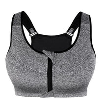 Load image into Gallery viewer, Zipper Push Up Sports Bras