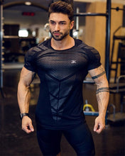 Load image into Gallery viewer, Men Fitness Slim High Elasticity T shirt