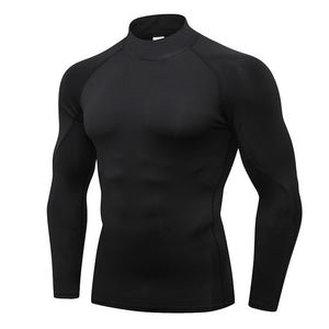 Men's Long Sleeve Compression Running T Shirt