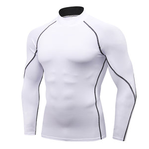 Men's Long Sleeve Compression Running T Shirt