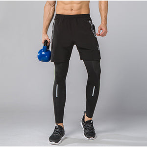 Men Running Tights Shorts Pants