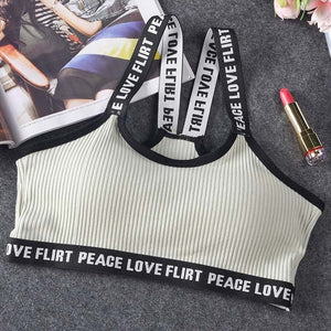 Letter Sports Bra