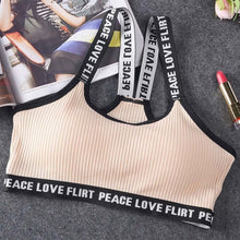 Load image into Gallery viewer, Letter Sports Bra