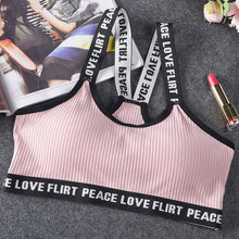 Load image into Gallery viewer, Letter Sports Bra