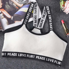 Load image into Gallery viewer, Letter Sports Bra