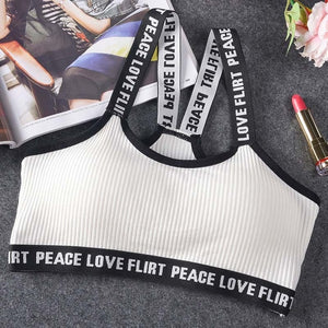 Letter Sports Bra